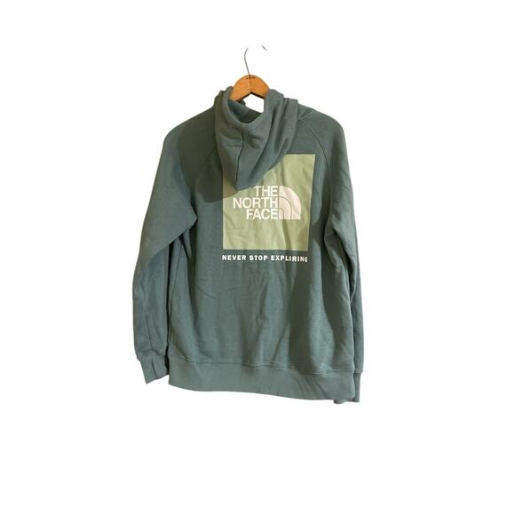 The North Face Hoodie Womens Sz M Green Pullover Sweatshirt Medium - Picture 2 of 4